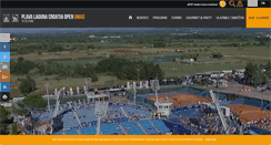 Desktop Screenshot of croatiaopen.hr